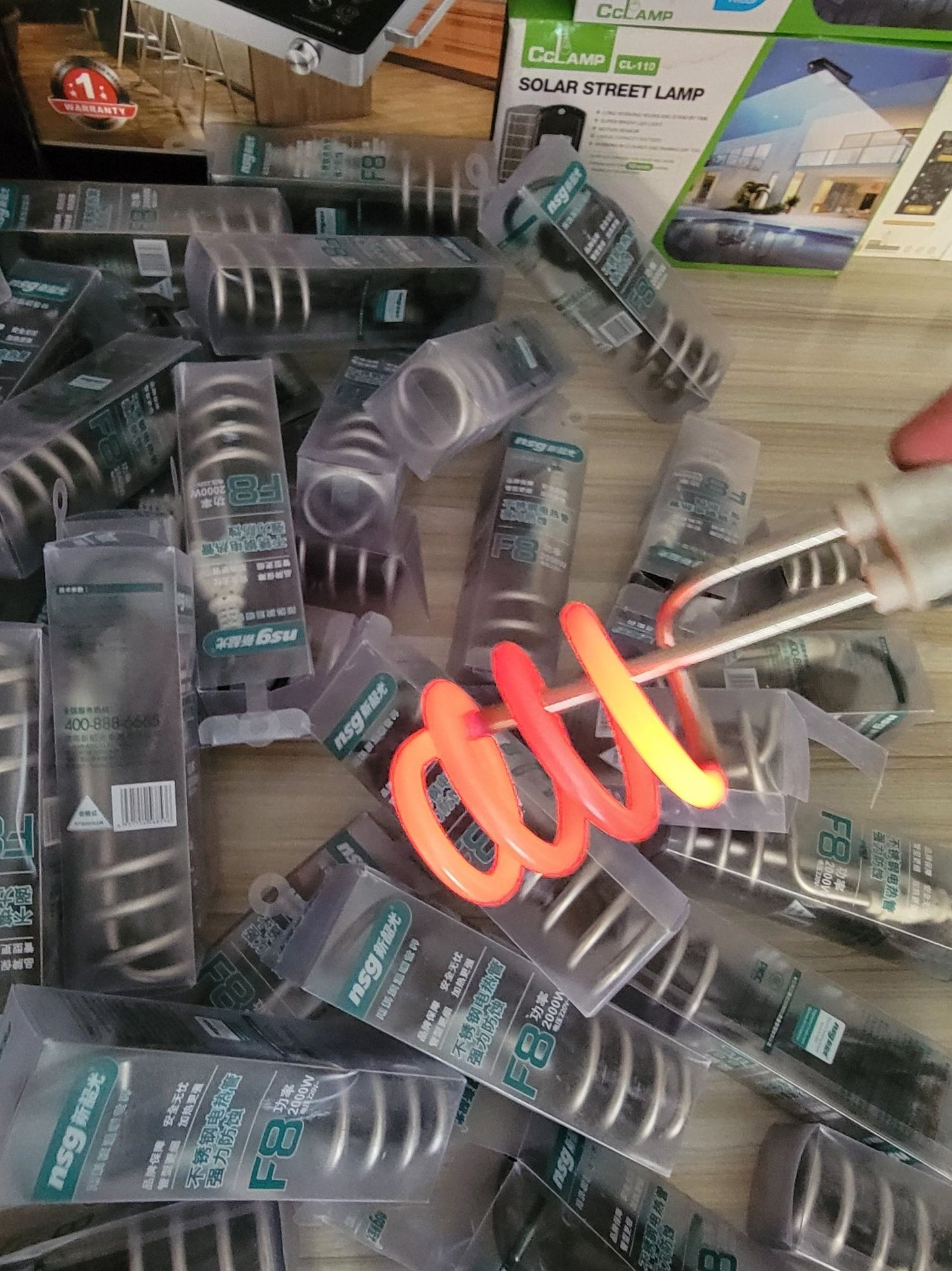 Water Heating Rod Efficient and Current Free Water Rod