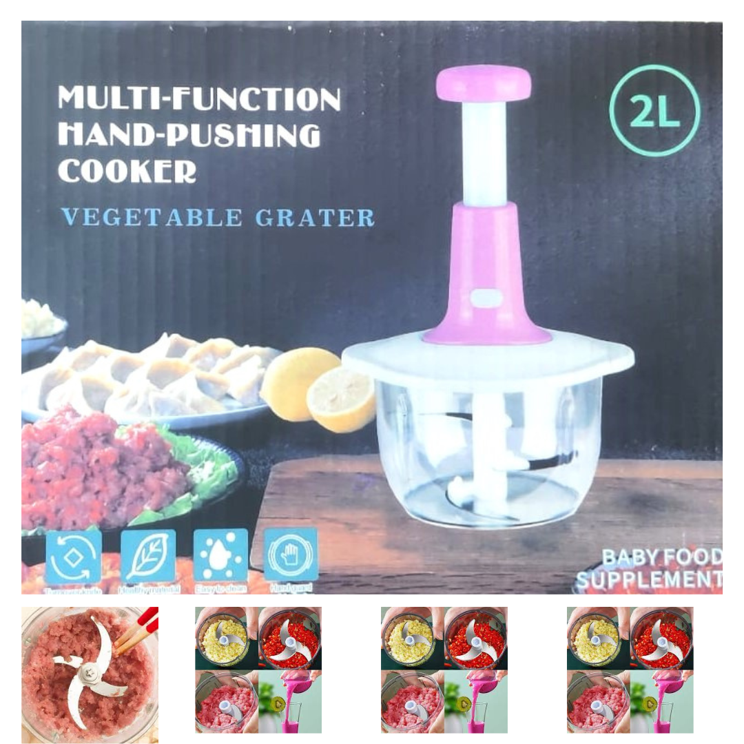 2000 ML Chopper / Manual Chopper / Speedy Chopper Hand Pulled Type / Manual Hand Use