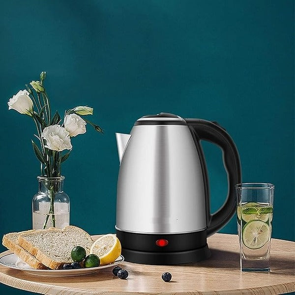 Automatic Electric Kettle  Stainless Steel Hot Water Boiler With Auto Shut-Off, LED Display & Temperature Control (1000W,