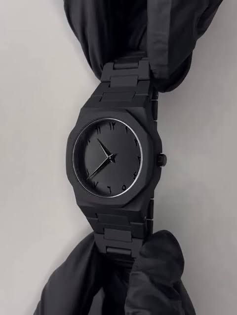 Arabic Black Aura Watch For MENS