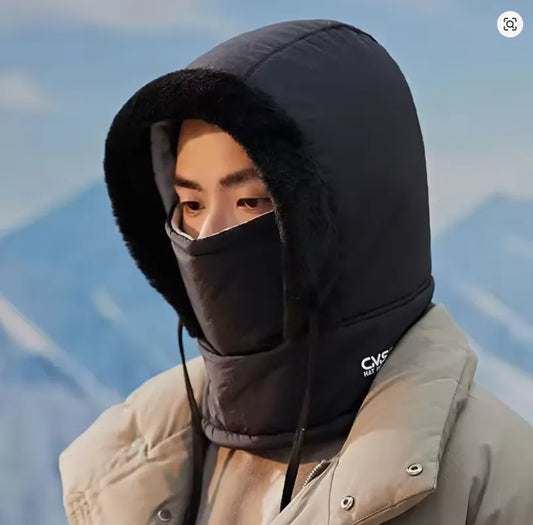 Mask,Fleece Ski Mask for Men and Women,Warm Face Cover Hat Cap Scarf