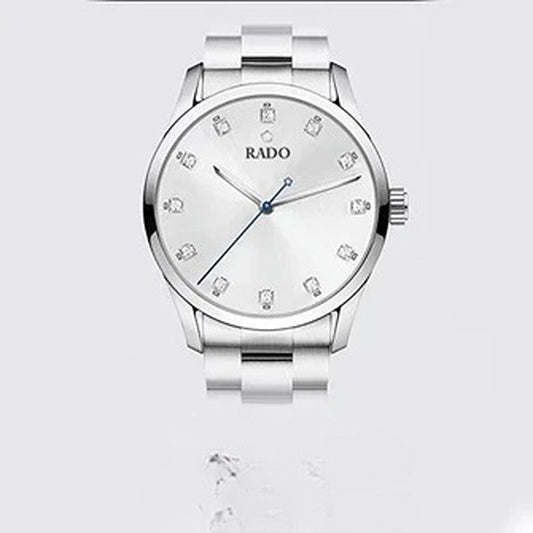 RADO Men’s Formal Wrist Watch With Stainless Steel Chain | Best Quality Rado Watch For Men's - Men's Watches - Wrist Watch For Men