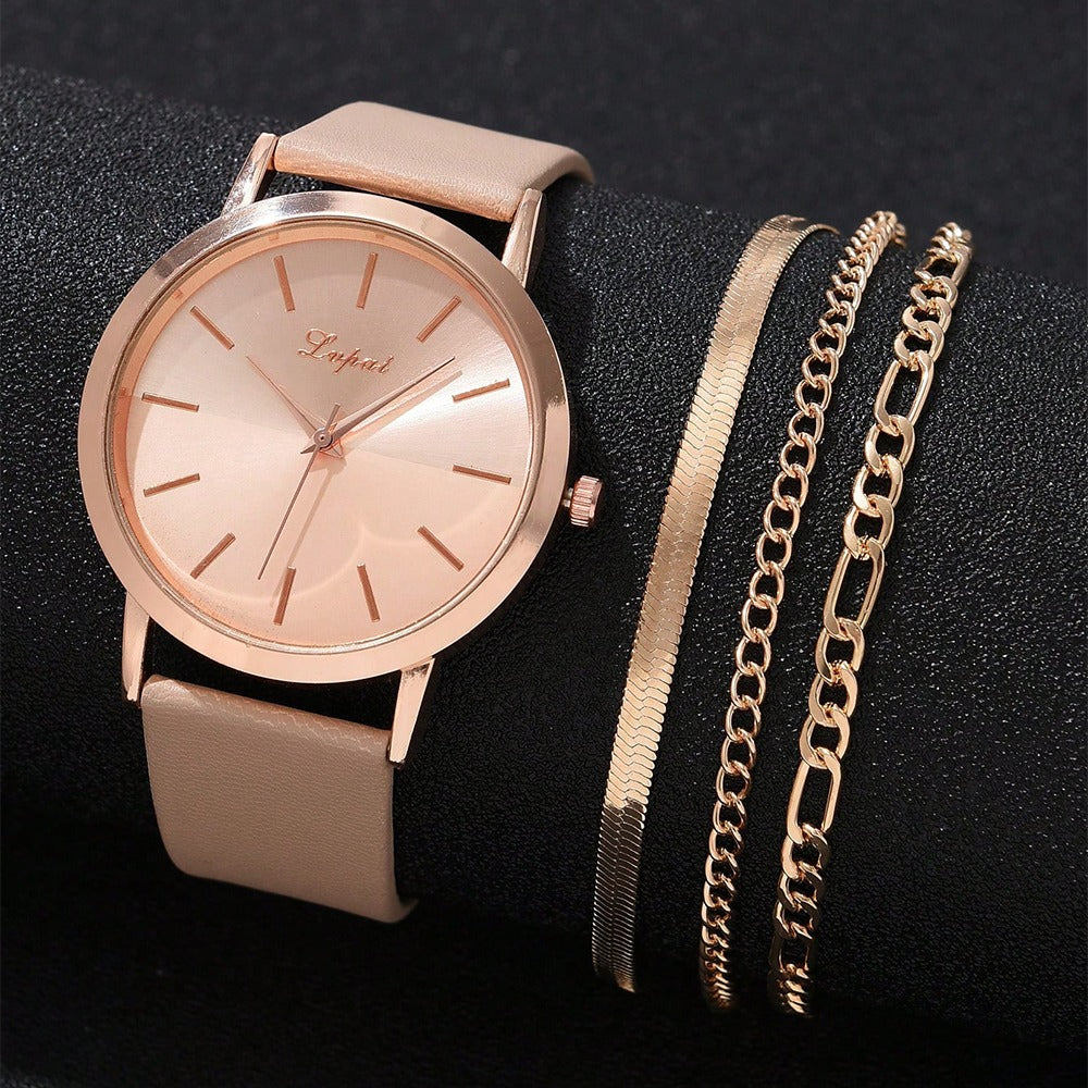 GAIETY Elegant Simplicity Ladies Dress Wristwatches Women Fashion Watches Luxury Casual Gradient Colours Female Quartz Leather